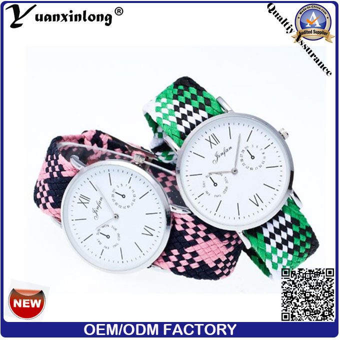 Yxl-201 Canvas Woven Strap Watch Military Marine Nato Nylon Watch Men Quartz Hot Sale Casual Wrist Watch