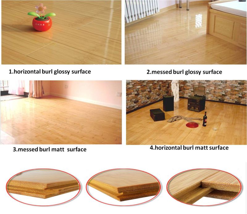 UV Lacquer Smooth Carbonized Vertical Solid Bamboo Flooring