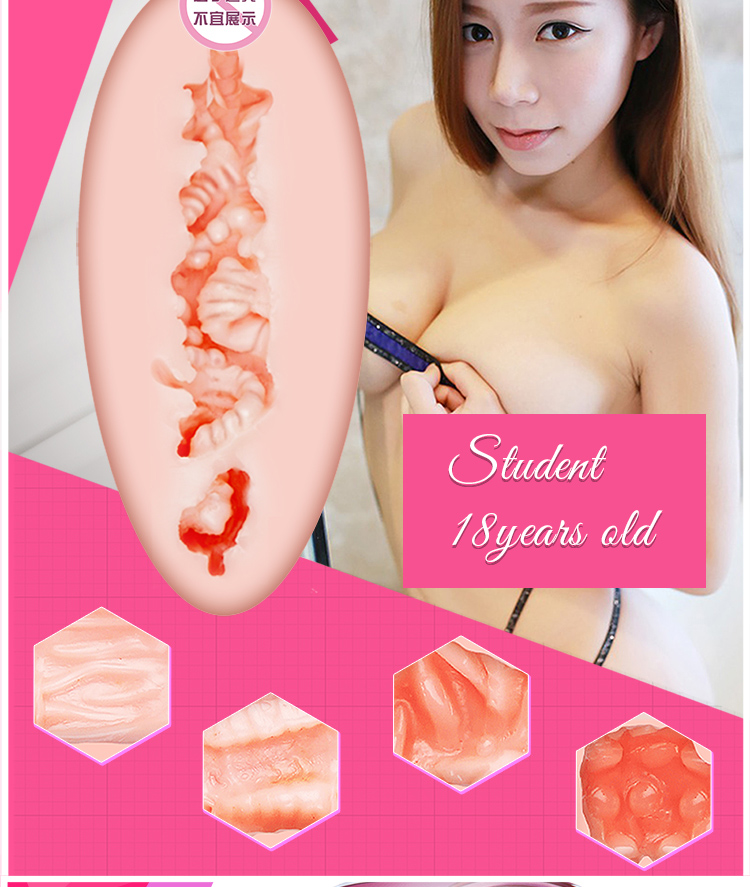 Best Seller Artificial Silicone Vagina for Men Masturbation Ij-S10055
