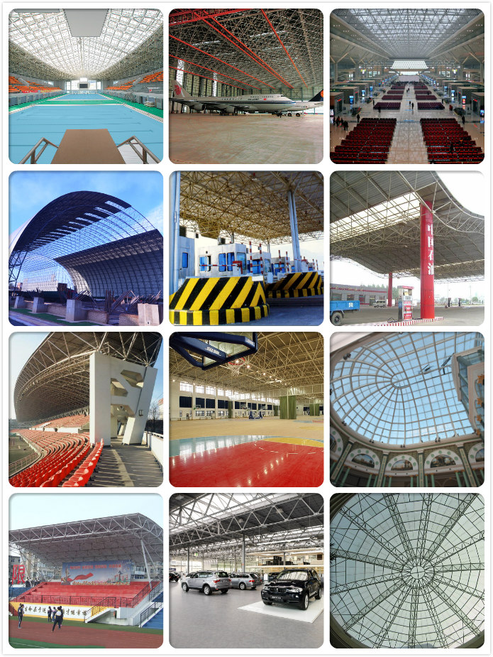 Steel Waterproof Space Structure Bleachers Roof