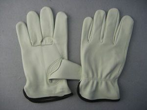 Goat Skin Leather Keystone Thumb Driver Glove