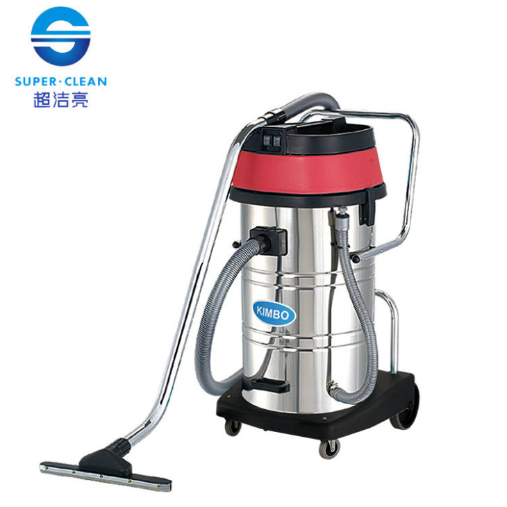 80L Stainless Steel Wet and Dry Vacuum Cleaner with Tilt