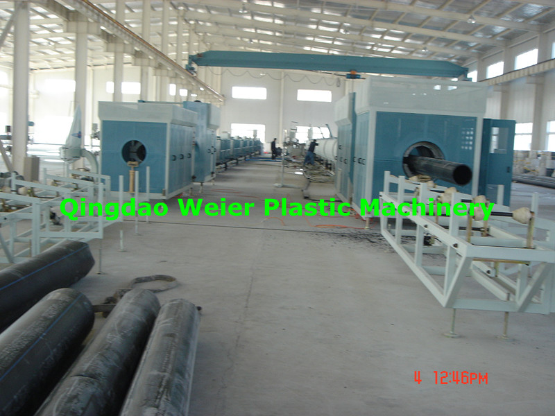 Three Layers Co-Extrusion HDPE Pipe Extrusion Line