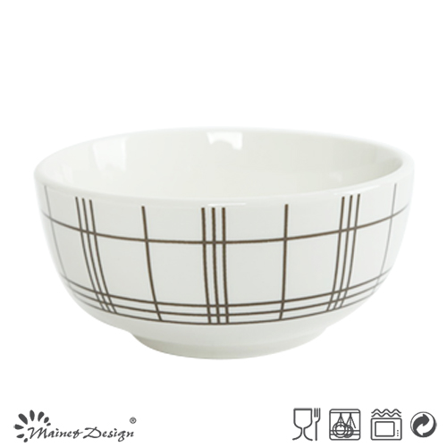 Homestyle Luxury Decal Ceramic Otameal Bowl