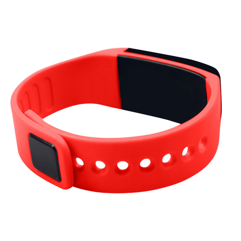 Silicone Band Smart Bracelet Watch with Heart Rate