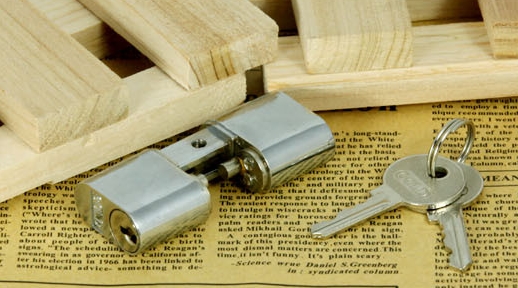 Zinc Cylinder Lock, Two-Section Cylinder Lock, Door Cylinder Lock, Al-3716