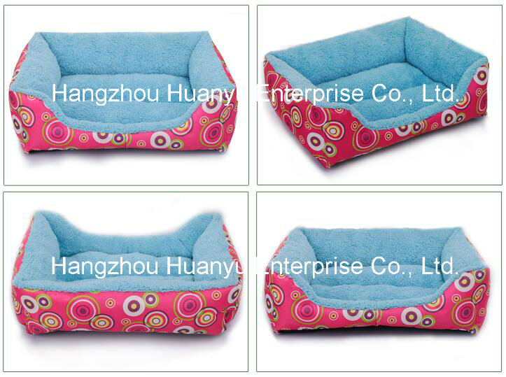 Factory Supply Washable Plush Pet Bed