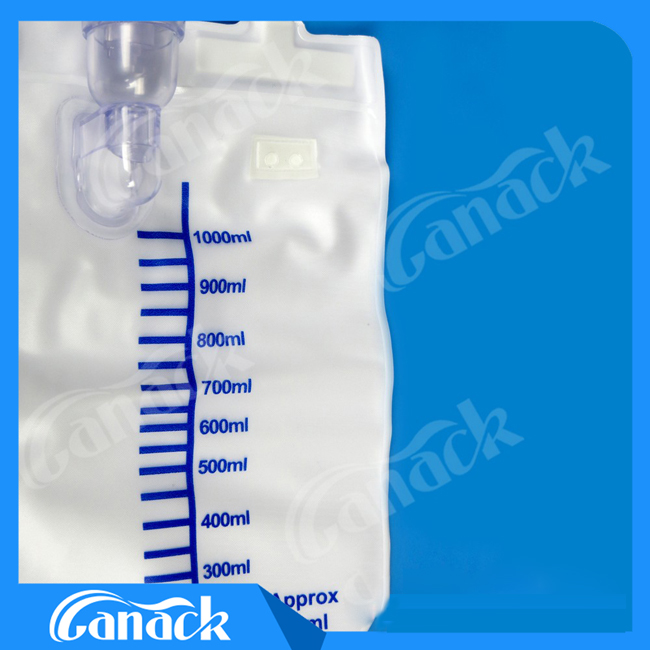 Drainage Bag with Ani-Reflux Drip Chamber