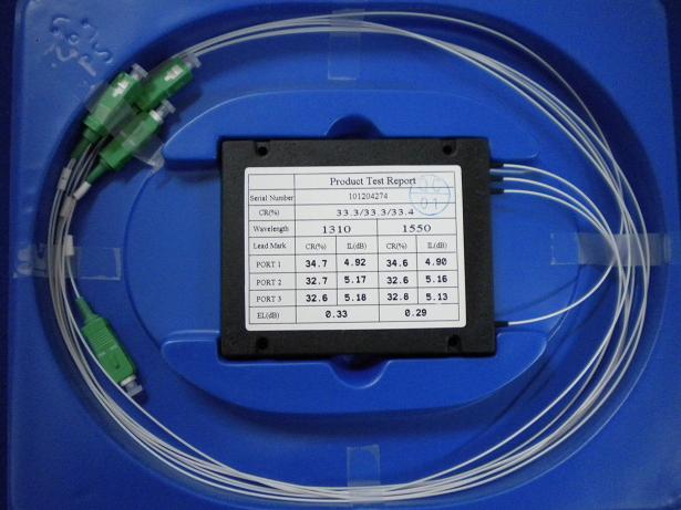 1: 8 Fbt Splitter (Ratio Splitting 12.5: 12.5---12.5)