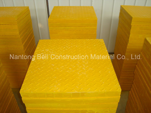 FRP/GRP Fiberglass Covered Gratings, Gratings with Flat Sheet on Top