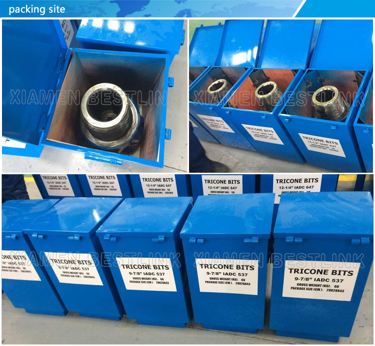 Rubber or Metal Sealed TCI Tricone Bit for Mining