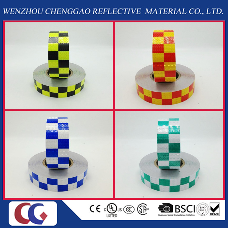 Grid PVC Reflective Tape 50mm for Trucks with Lattice Reflective Film