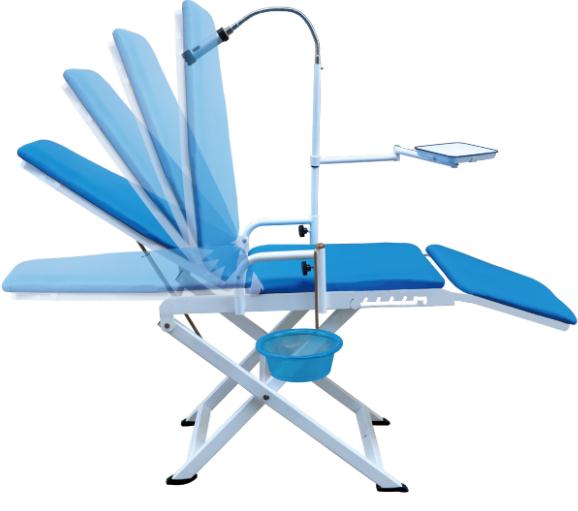 Portable Dental Chair + LED Light with Battery