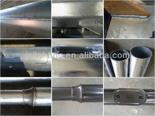 11m Powder Coated Steel Pole