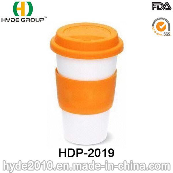 Durable Double Wall BPA Free Plastic Coffee Mug (HDP-2019)