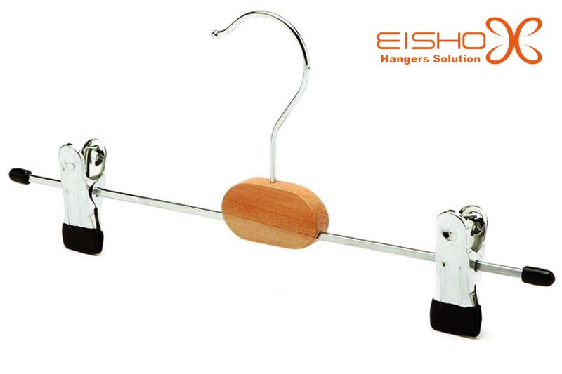 Metal Hanger for Pants Chrome Gripper Hanger (TB101)