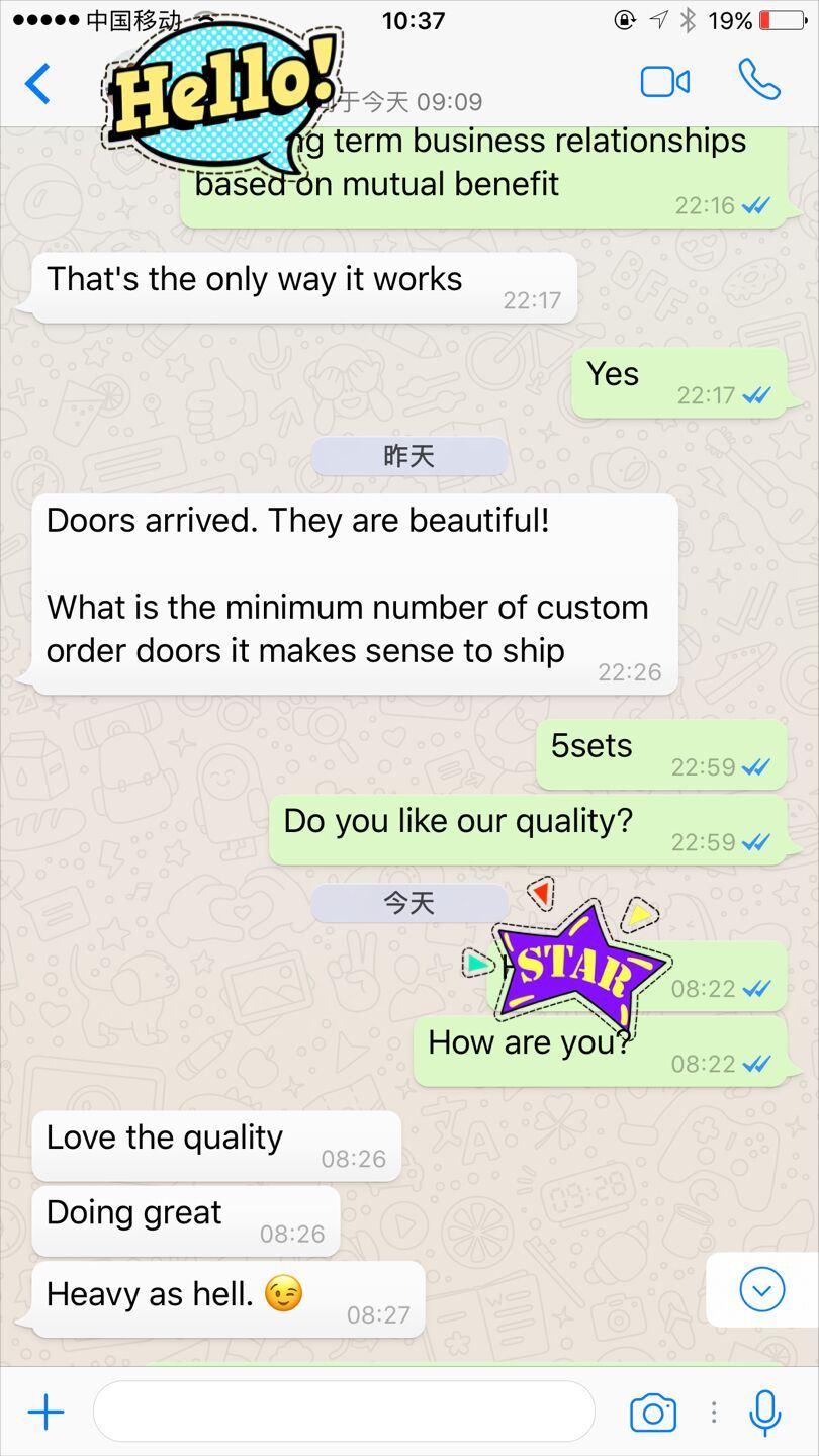 2019 Hot Sale Exterior Security Iron Door