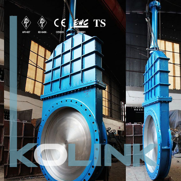 Knife Gate Valve Bolted Bonnet for Larger Size