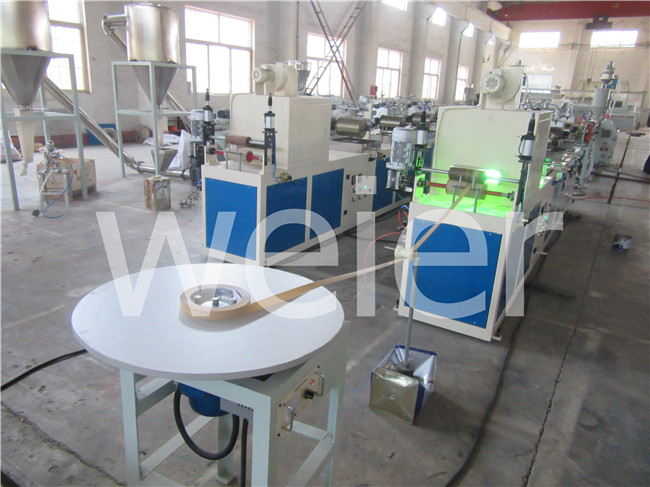 PVC Edge Banding Extrusion Line for Furniture Decoration (Sj-65/25)