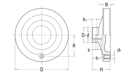 Bakelite Handwheel for Machine Tool