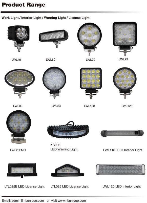 LED Close Flood Work Light 27W High Quality, 2 Year Warranty