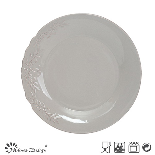 HOT SALE EMBOSSED AND ELEGANT COLORFUL DINNER PLATE