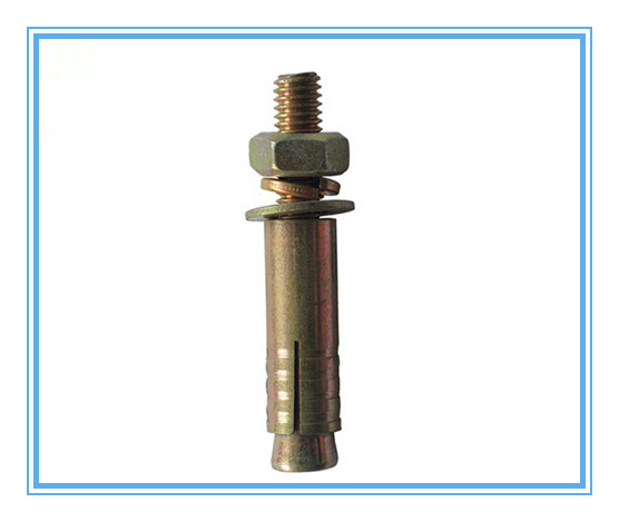 Yellow Zinc Plated Drop in Expansion Anchor Bolt