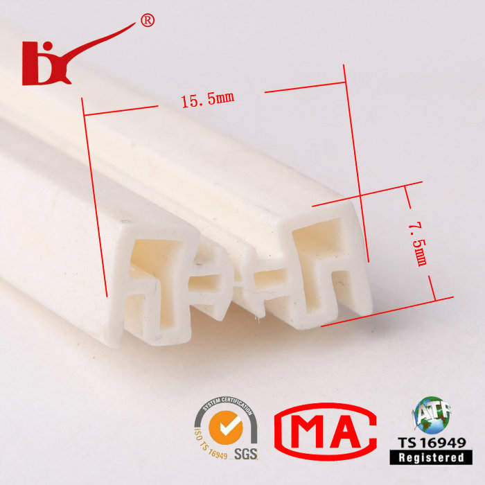 Heat Resistant Silicone Rubber Strips Approved Ts16949 Certification