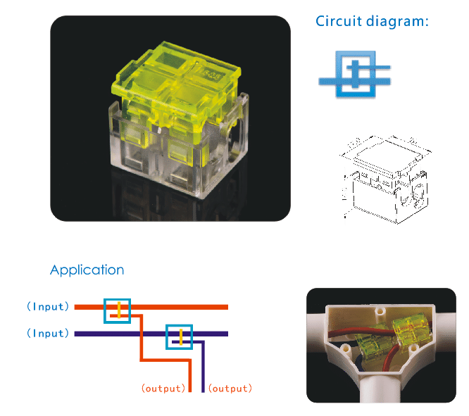 Electrical Terminal Block Wire Connector for Wire Arrangement