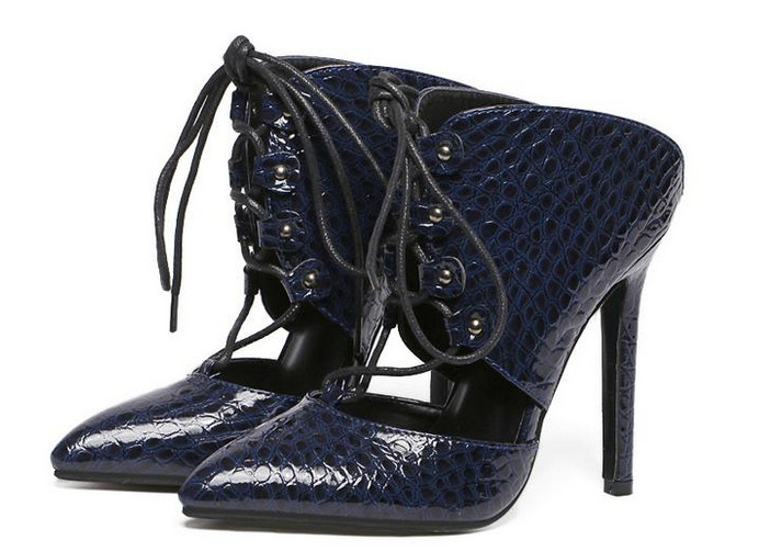 Sex High Heel Women Shoes with Lace-up (HC 07)