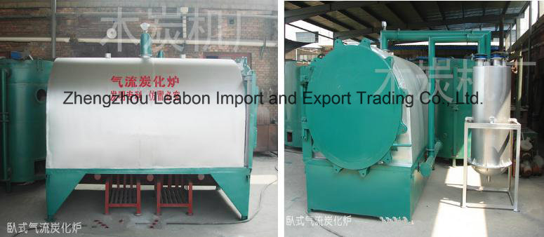 Liquid Tar Collection Air Flow Furnace Charcoal Carbonization Kiln