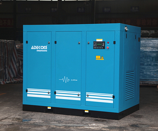 Cement Industry VSD Screw 4bar Lp Air Compressor (KE132L-4 INV)