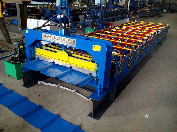 Steel Plate Colored Tile Galvanized Steel Corrugated Roof Cold Roll Forming Machine