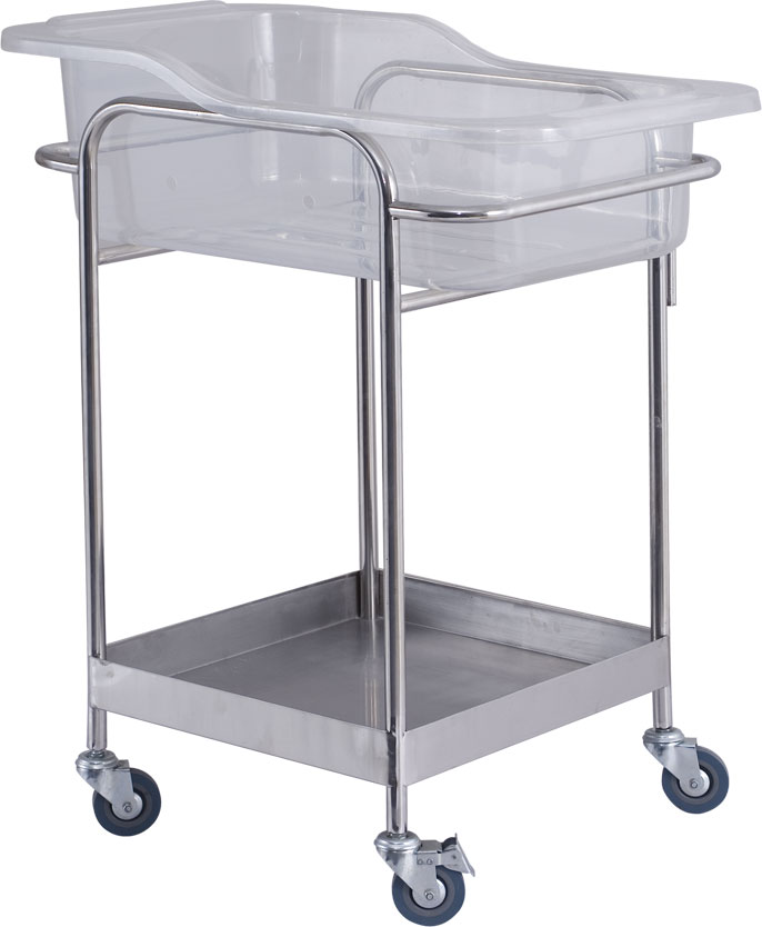 Stainless Steel Hospital Bassinet