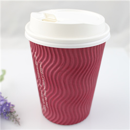 Eco-Friendly Logo Printed Disposable Paper Cups, Coffee Paper Cup with Lid