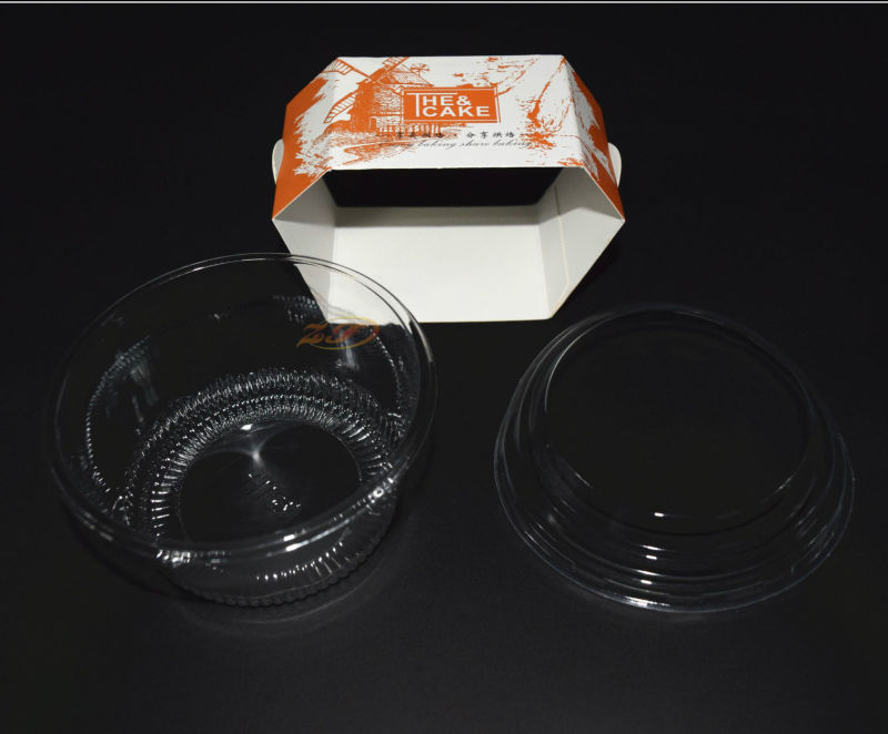 custom cake packaging plastic bowl box (China factory)