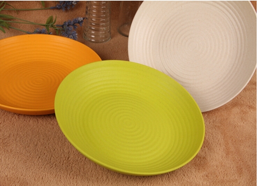 (BC-P1015) Bamboo Fiber Biodegradable Medium Plate