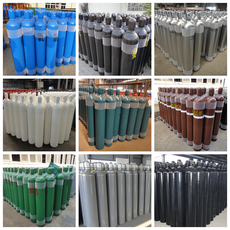 40L X150bar Oxygen Cylinder for South American Market /Columbia /Peru/Chile (ISO9809 -1)