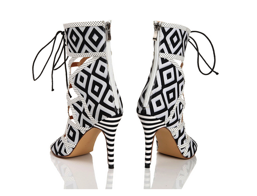 New Style High Heel Women Shoes with Geometric (HS07-35)