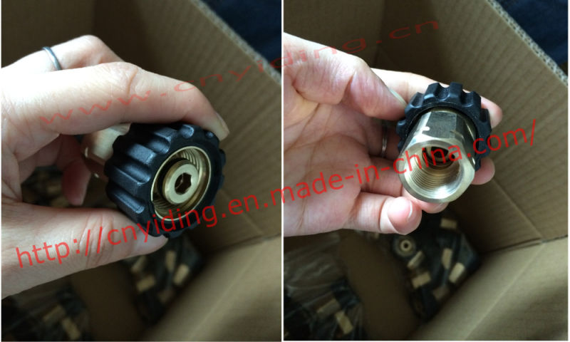 Pressure Washer Brass Coupling (M22 swivel + 3/8