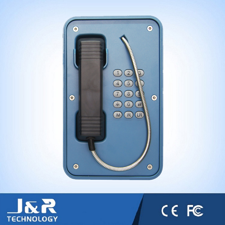 Tunnel Wireless Telephone, Robust Telephone for Industry, Watertight Phone, SIP Phone for Mining