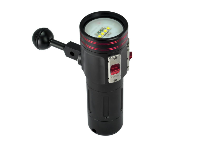 2600 Lumens CREE LED Diving Lamp with Mount Bracket Waterproof IP68