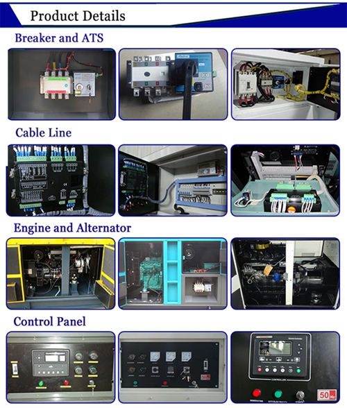 Cummins Engine Soundproof Diesel Generator with Smartgen Controller