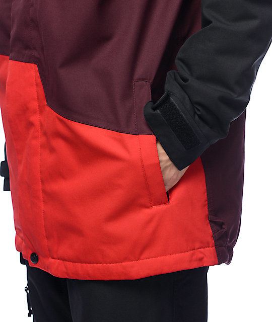 Authentic Geo Red Snowboard Jacket