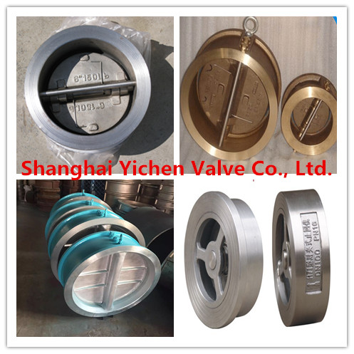 Spring Loaded Dual Plate Wafer Stainless Steel Check Valve (H76)