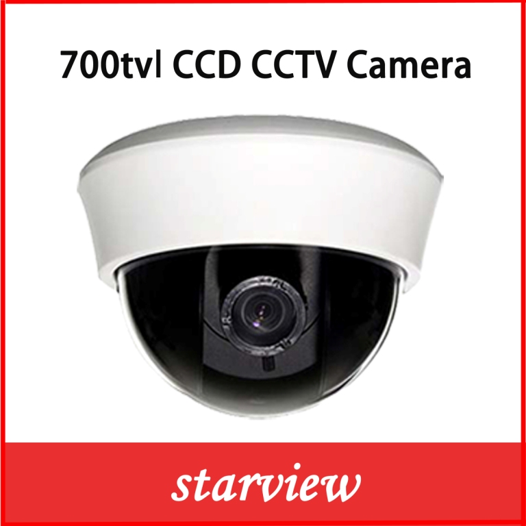 700tvl Sony 960h CCD IR Plastic Dome CCTV Security Camera