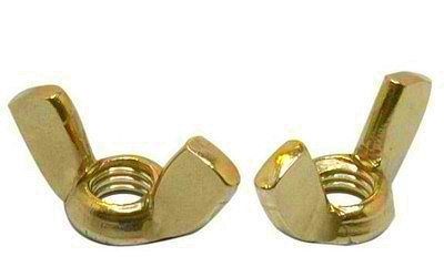 DIN 315 Wing Nuts/Butterfly Nut with Yellow Zinc