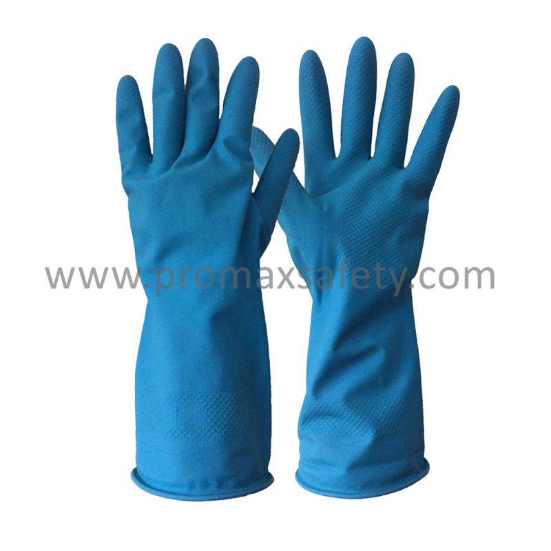 Blue Household Latex Glove with Ce Certificate