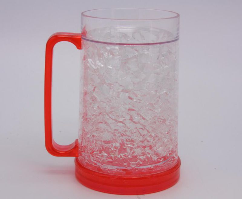 Double Wall Frosty Mug Frozen Ice Beer Mug for Promotional Gifts (HA09080)