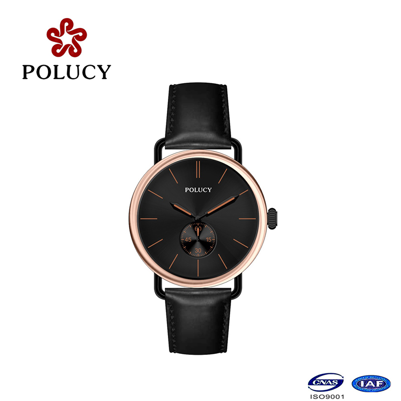 Simple Design Watch Leather Band Classical Watch